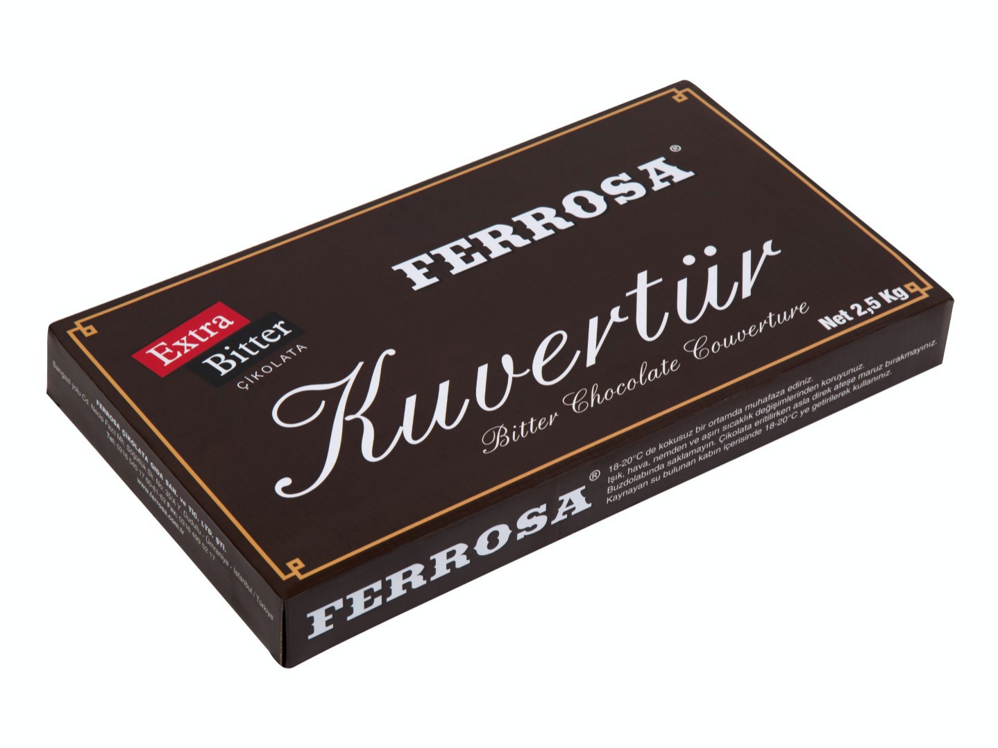 KUVERTÜR EKSTRA SERİSİ Ferrosa Çikolata